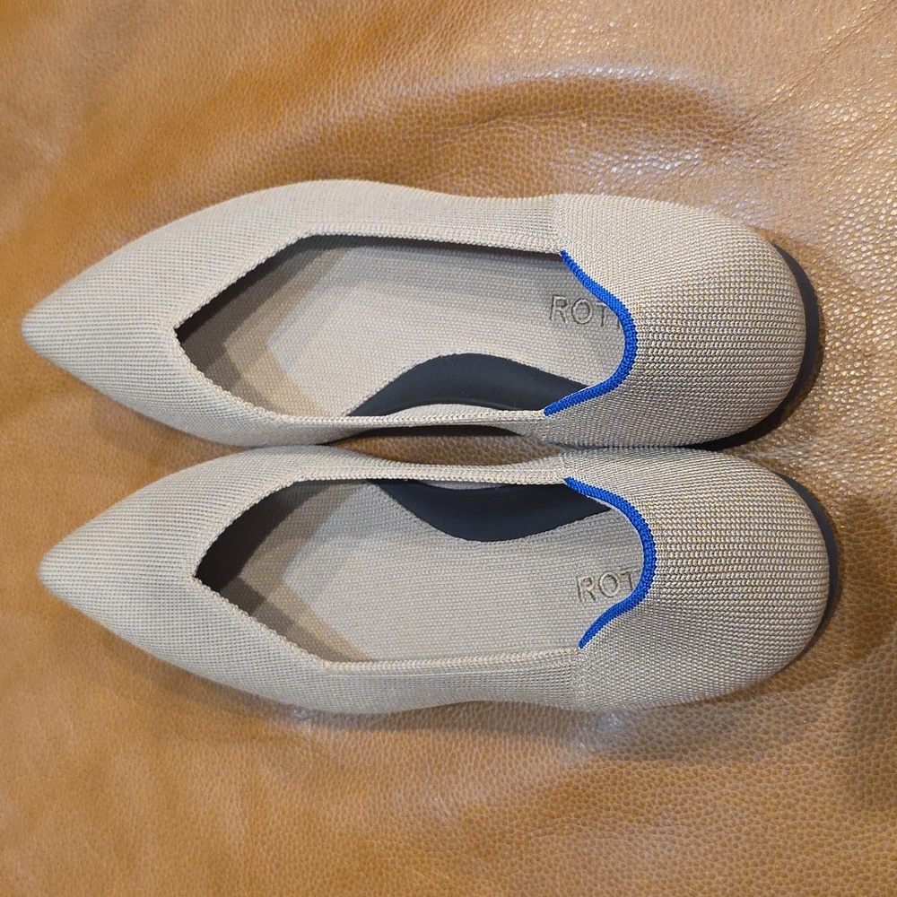 Rothy's The Point II 2 Khaki Size 9.5